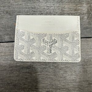 goyard saint sulpice card holder (white)